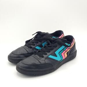 Vans Lowland CC Fader Black Pink Blue Skate Shoes Sneakers Women’s Size 8.5
